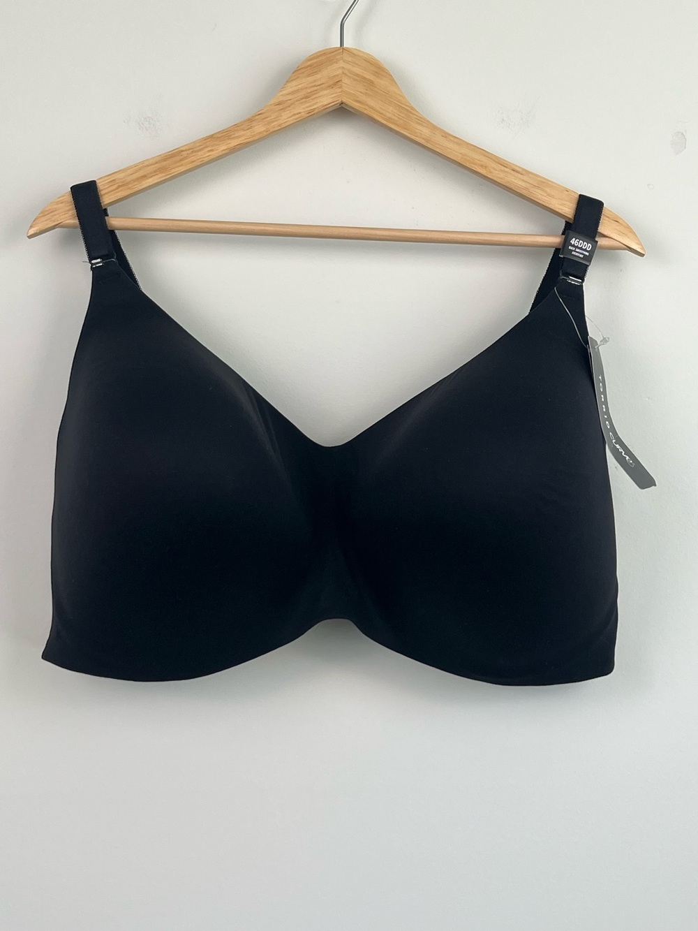 NWT Torrid Curve black 360 Back Smoothing Everyday wire free bra, 46DDD.